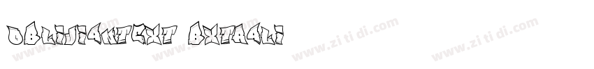 OblivianText BxtraLi字体转换